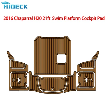 2016 Chaparral H2O 21 ft Trakciu Mat Nohy Pad Samolepiace Šport Kokpitu Plávanie platformu Kokpitu Pad Prispôsobiteľné