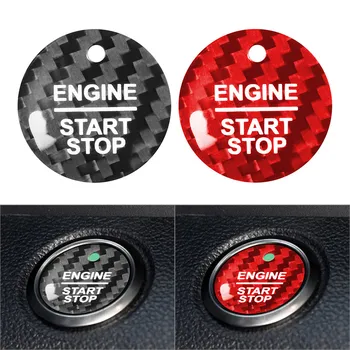 Auto Keyless Motora Push Start/Stop, Spínač Zapaľovania Kryt Tlačidlo Nálepka Pre Ford F-150 Raptor/Býk/Fusion/Explorer/Expedície