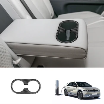 Auto Uhlíkových Vlákien Zadné Sedadlo Vody Držiak Dekorácie Rám, Kryt Výbava vhodné na Hyundai Aini Krypton 5 IONIQ 2022+
