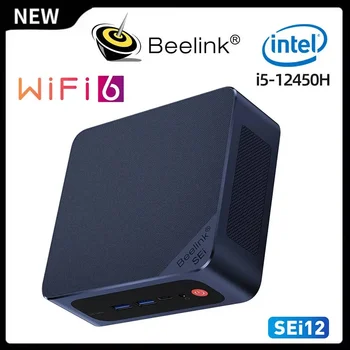 Beelink SEi12 Mini PC Intel Core i5-12450H 12. Gen DDR4 SSD Wifi6 BT5.2 PCle4.0 12450H SEi 12 Ploche Hra Počítača