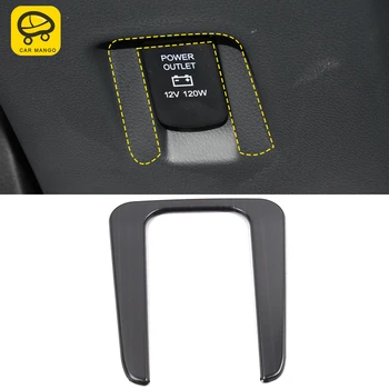 CarManGo na Mitsubishi Eclipse Kríž 2018-2024 Auto Príslušenstvo Zadné Nabíjačku USB Zásuvky Panel Rám Orezania Nálepku Krytu Dekor