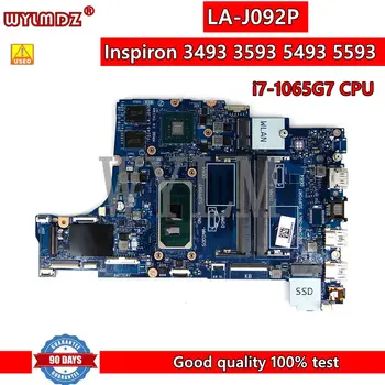 CN 0YCVH6 FDI45 LA-J092P i7-1065G7 CPU Doske Pre Dell Inspiron 3493 3593 5493 5593 Notebook Doske Testované Práca