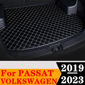 Kufri Mat Pre Volkswagen VW PASSAT 2023 2022 2021 2020 2019 Nákladné Zadné Líniové Chvost Boot Zásobník batožiny Pad Vozidiel Koberec Časť