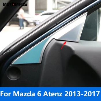 Pre Mazda 6 Atenza M6 2013-2016 2017 Uhlíkových Vlákien Predné Okno Pilier Trojuholník Kryt Audio Reproduktorov Výbava Interiérové Doplnky