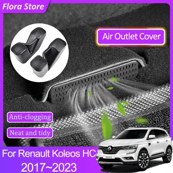 Pre Renault Koleos HC Samsung QM6 2017~2023 Auto odvzdušňovací Kryt Kondicionér, Vetranie Pod Zadné Sedadlo Prieduch Výfukových Accessorie