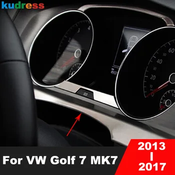 Pre Volkswagen VW Golf 7 Mk7 2013 2014 2015 2016 2017 Ocele Auto, Interiér, prístrojová doska Nástroja Frame Panel Kryt Výbava Príslušenstvo