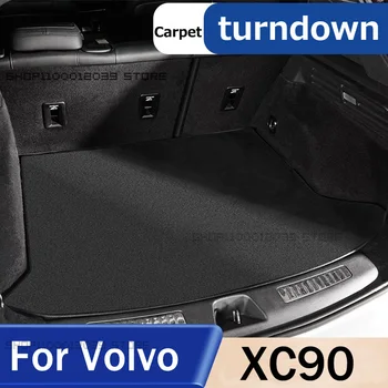 Pre Volvo XC90 2018-2020 2021 Kufri Mat AUTO Chvost Boot Zásobník Linkovej lodnej prepravy Nákladu Koberec Pásik Fit Skladovanie Ochranné Podložky Príslušenstvo