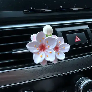 Roztomilý Kvet Aromaterapia Auto Odvzdušňovací Dekorácie Parfum Klip Osviežovač Vzduchu Farebné Flora Dekor Auto Príslušenstvo