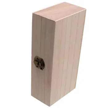 Rustikálny Drevený Darčekový Box Retro Pracky Ideálny pre Ukladanie Drobných Predmetov, alebo ako Štýlový Dekoratívny Kus