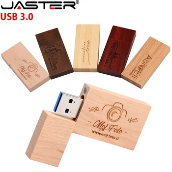 Veľký Blok USB 3.0 Flash Disky 128 GB Vysoká Rýchlosť Pen Drive 64 GB Voľného Vlastné Logo Drevené Memory Stick 32GB Reálne možnosti U Diskov
